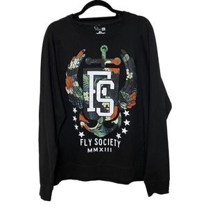 Y2K Fly Society Graphic Crewneck